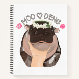 Moo Deng Hippo uit Thailand Notitieboek