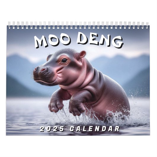 Moo Deng Kalender (Hoes)