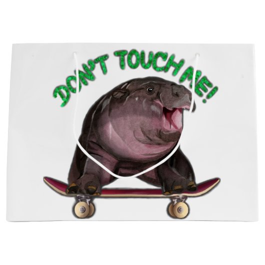 Moo Deng Nijlpaard Groot Cadeauzakje (Voorkant)