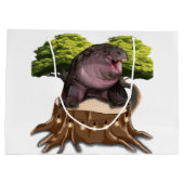 Moo Deng Nijlpaard Groot Cadeauzakje (Achterkant)