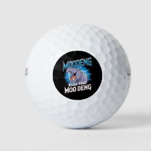 MOO DENG Nijlpaardrit De MOO DENG Golfballen