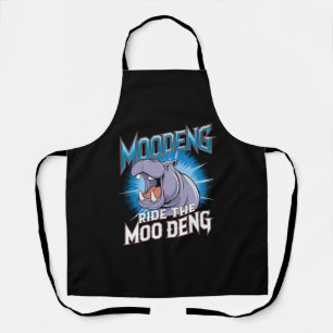 MOO DENG Nijlpaardrit De MOO DENG Schort