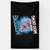 MOO DENG Nijlpaardrit De MOO DENG Spandoek (Verticaal)