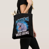 MOO DENG Nijlpaardrit De MOO DENG Tote Bag (Dichtbij)