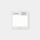 Moo Deng Pygmy Hippo Post-it® Notes (Voorkant)
