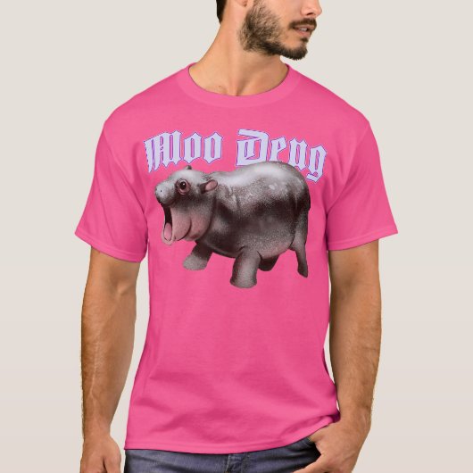 Moo Deng Schattig T-shirt (Voorkant)