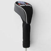 Moo Deng Stuiterend Varken in Thaise Afbeelding Ba Golfheadcover (Schuin)