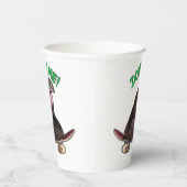 Moo Deng uit Thailand Papieren Bekers (Rechts)