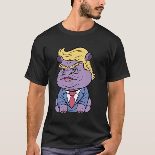 Moo Deng voor Trump Shirten, Donald Trump 2024 T-shirt (Voorkant)
