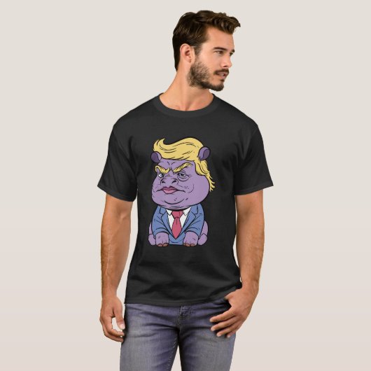 Moo Deng voor Trump Shirten, Donald Trump 2024 T-shirt (Voorkant volledig)