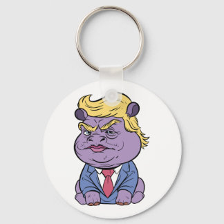 Moo Deng voor Trump Sleutelhangers, Donald Trump 2 Sleutelhanger