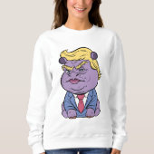 Moo Deng voor Trump Sweatshirt, Donald Trump 2024 Trui (Voorkant)