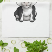 "Moo-dern Kitchen" Handdoek - Droge handen, warm h (Gevouwen)