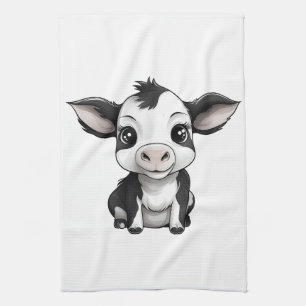 "Moo-dern Kitchen" Handdoek - Droge handen, warm h