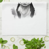 "Moo-dern Kitchen" Handdoek - Droog je handen, ver (Gevouwen)