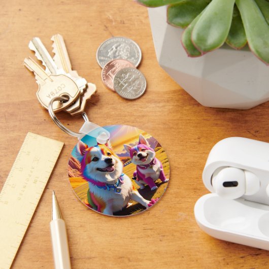 Moo Dier Vier Sleutelhanger (Bureau)