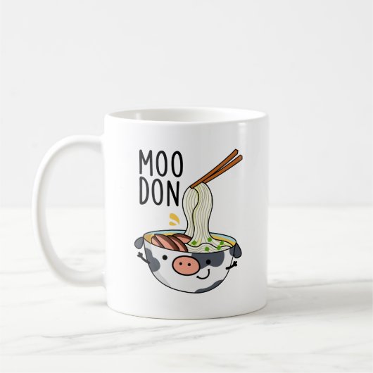 Moo-don Funny Udon Pun Koffiemok (Links)
