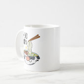 Moo-don Grappige Udon Grappen Koffiemok (Voorkant links)