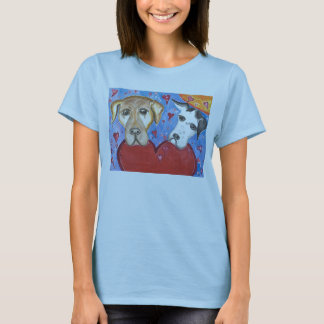 Moo en Charlie Rock T-shirt