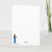 Moo-ey Christmas Feestdagen Kaart (Achterkant)