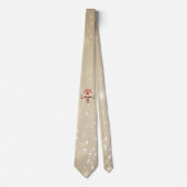 "Moo-ey" Kerstmis Longhorn Steer Stropdas (Voorkant)