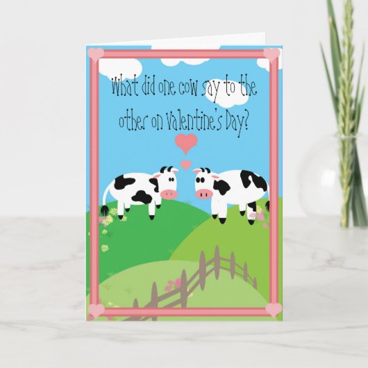 Moo. Feestdagen Kaart (Voorkant)