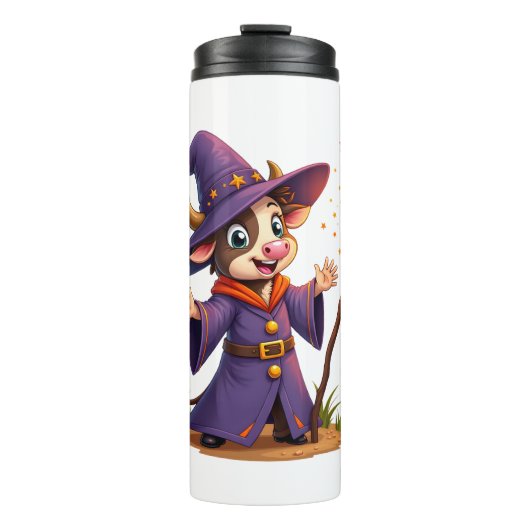 Moo-Gician de Koe tovenaar Thermosbeker (Voorkant)