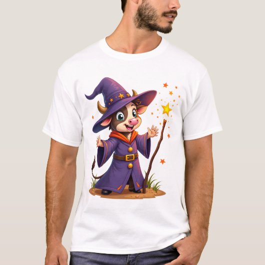 Moo-Gician de Koeien Tovenaar T-shirt (Voorkant)