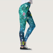 Moo Hoo Ha! Kunst van Micheal Leggings (Rechts)