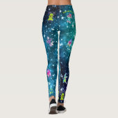 Moo Hoo Ha! Kunst van Micheal Leggings (Achterkant)