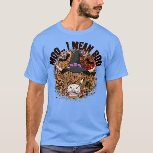 Moo I Mean Boo Koe Witch Pet Land Girl Halwee T-shirt