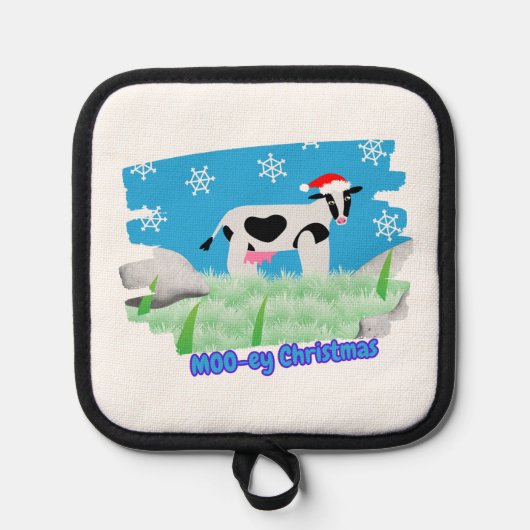 Moo-ïg Kerstmis Pannenlap (Voorkant)