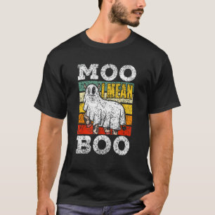 Moo Ik bedoel Boe Geest Koeien Koe Halloween T-shirt