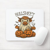 Moo... Ik bedoel Boo Bullsheet Koe Ghost Halloween Muismat (Met muis)