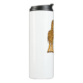 Moo Ik ben een geit Giraffe Boerderij dier Thermosbeker (Gedraaid links)