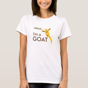 Moo... Ik ben een geit... Giraffe T-shirt