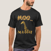Moo Ik Ben Een Geiten Giraffe Geiten Meisjes Boerd T-shirt (Voorkant)