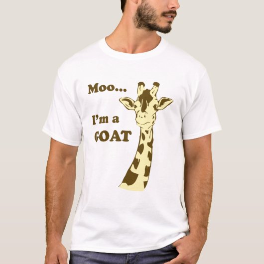 Moo...ik ben een GOAT T-shirt (Voorkant)