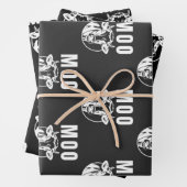 Moo Ik ben een Koe Grappig Boerderij Inpakpapier Vel (In situ)