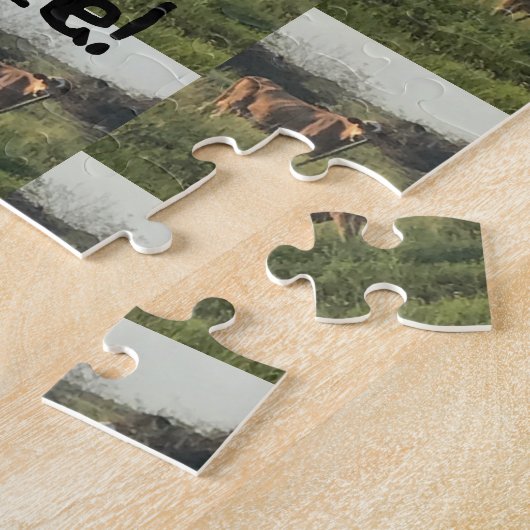 Moo...Ik ben er. Legpuzzel (Zijkant)