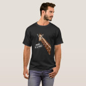Moo I'm A Goat Giraffe mannen kinderen die van Gi T-shirt (Voorkant volledig)