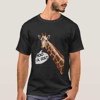 Moo I'm A Goat Giraffe mannen kinderen die van Gi T-shirt