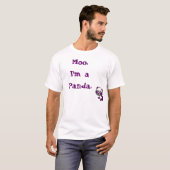 "Moo.I'm a Panda" T-shirt (Voorkant volledig)