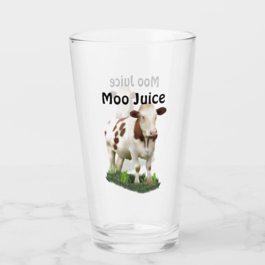 Moo Juice Glas (Achterkant)