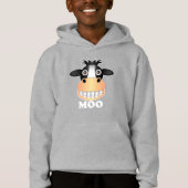 Moo - Kinderen Pullover Hoodie (Voorkant)