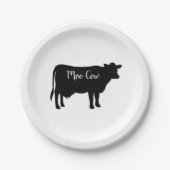 Moo Koe Barnyard Party Papieren servetten Papieren Bordje (Voorkant)