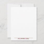 Moo Koe Boerderij Barnyard Baby shower 4.25 x 5.5 Kaart (Achterkant)