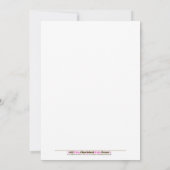 Moo Koe Boerderij Barnyard Baby Shower Invitaties  Kaart (Achterkant)