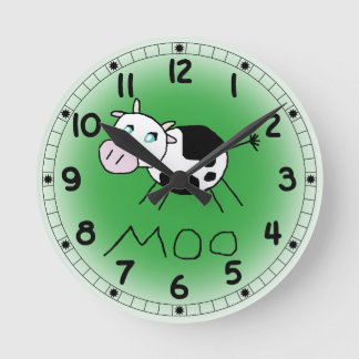 Moo Koe Clock Ronde Klok