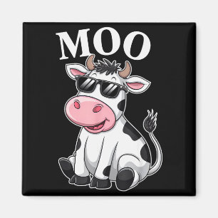 Moo Koe - Grappige Boerenkoe Voor Mannen Vrouwen K Magneet